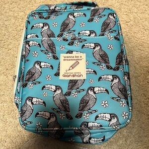 Qian Shan Painting Series Pencil Pen Storage Case Artist Drawing Toucan